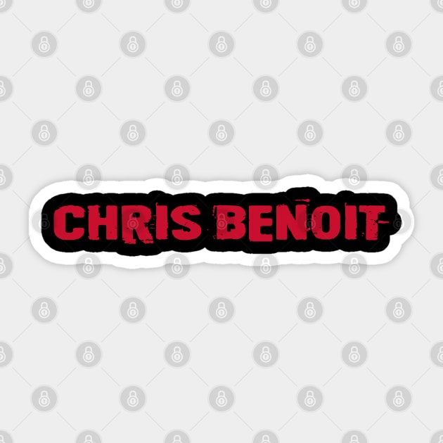 Chris Benoit Sticker by TyBen